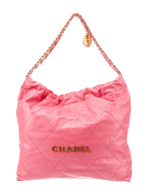 chanel pink hobo|Chanel hobo vintage.